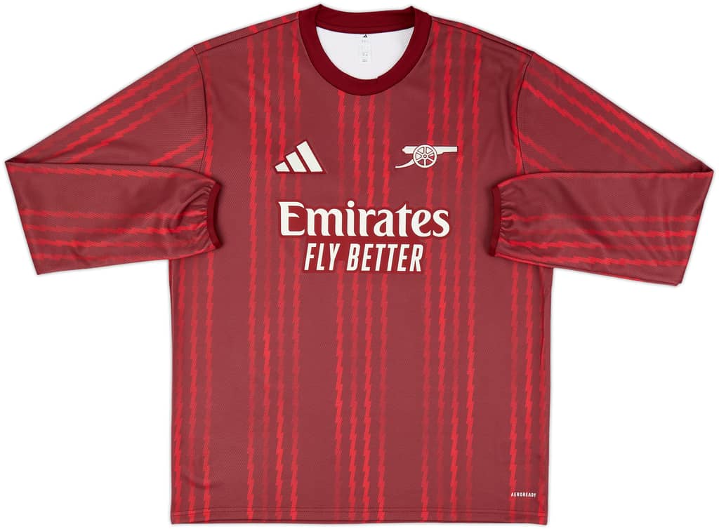 2025-26 Arsenal adidas Pre-Match Warm Top