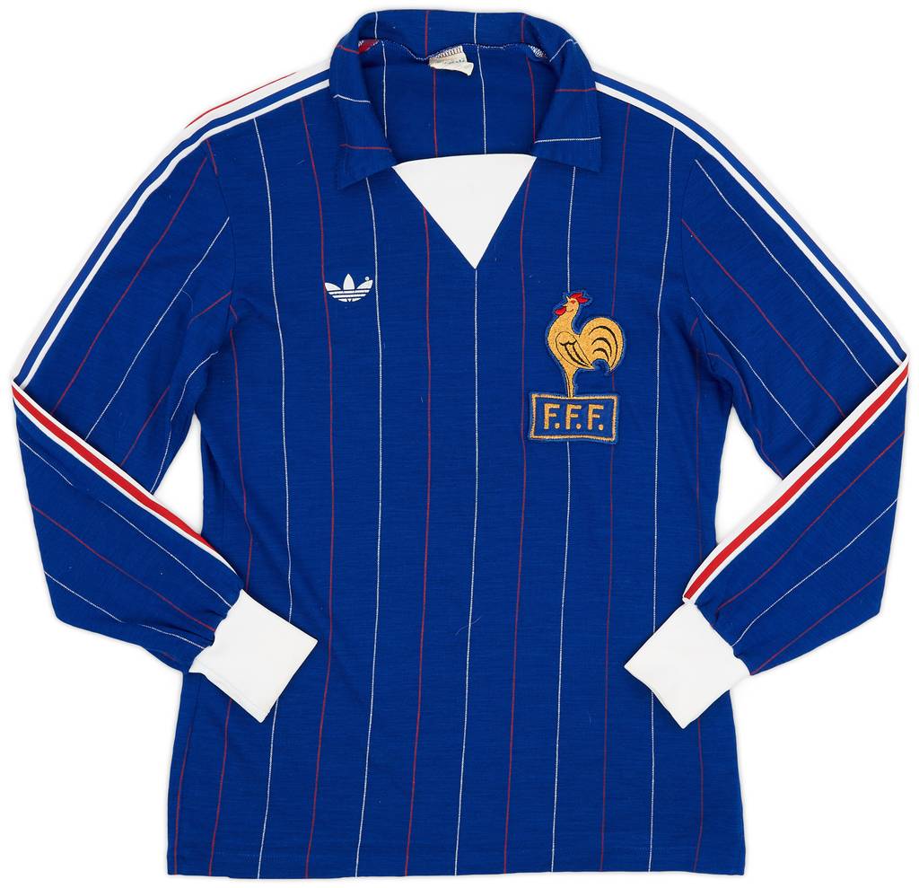 1980-82 France Home L/S Shirt - 9/10 - (S)