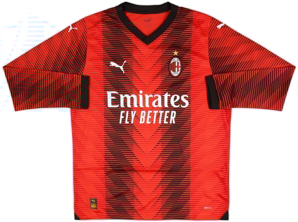 2023-24 AC Milan Home L/S Shirt