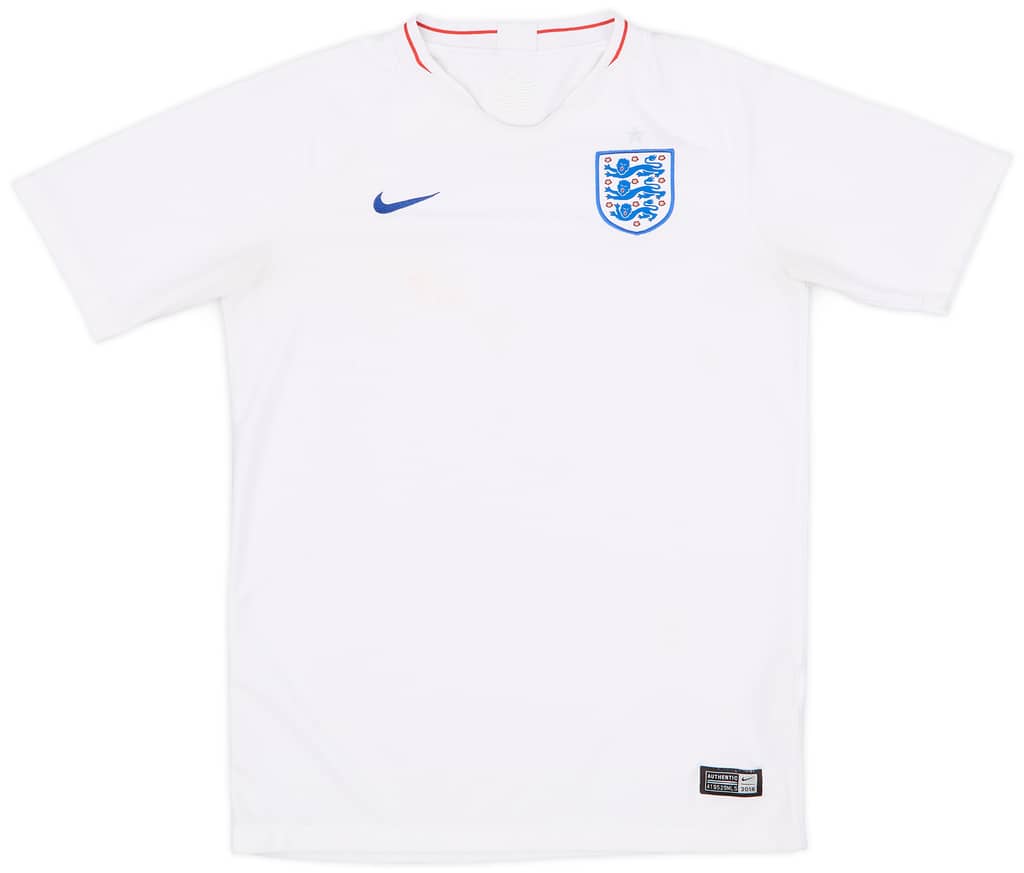 2018-19 England Home Shirt - 5/10 - (XL.Boys)