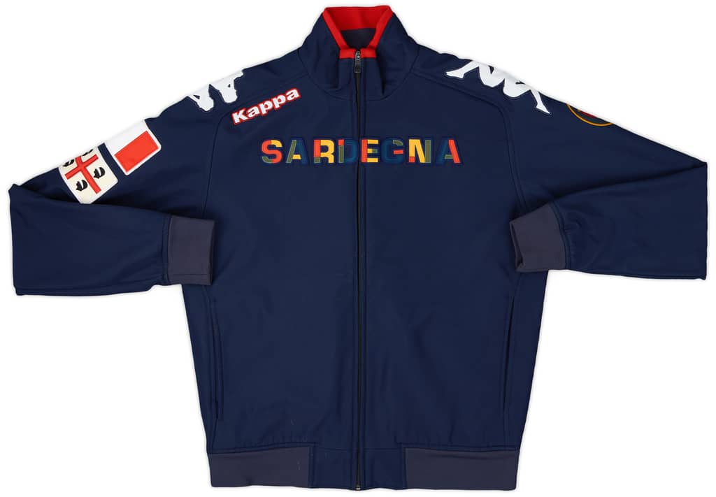 2011-12 Cagliari Kappa Track Jacket - 7/10 - (M)
