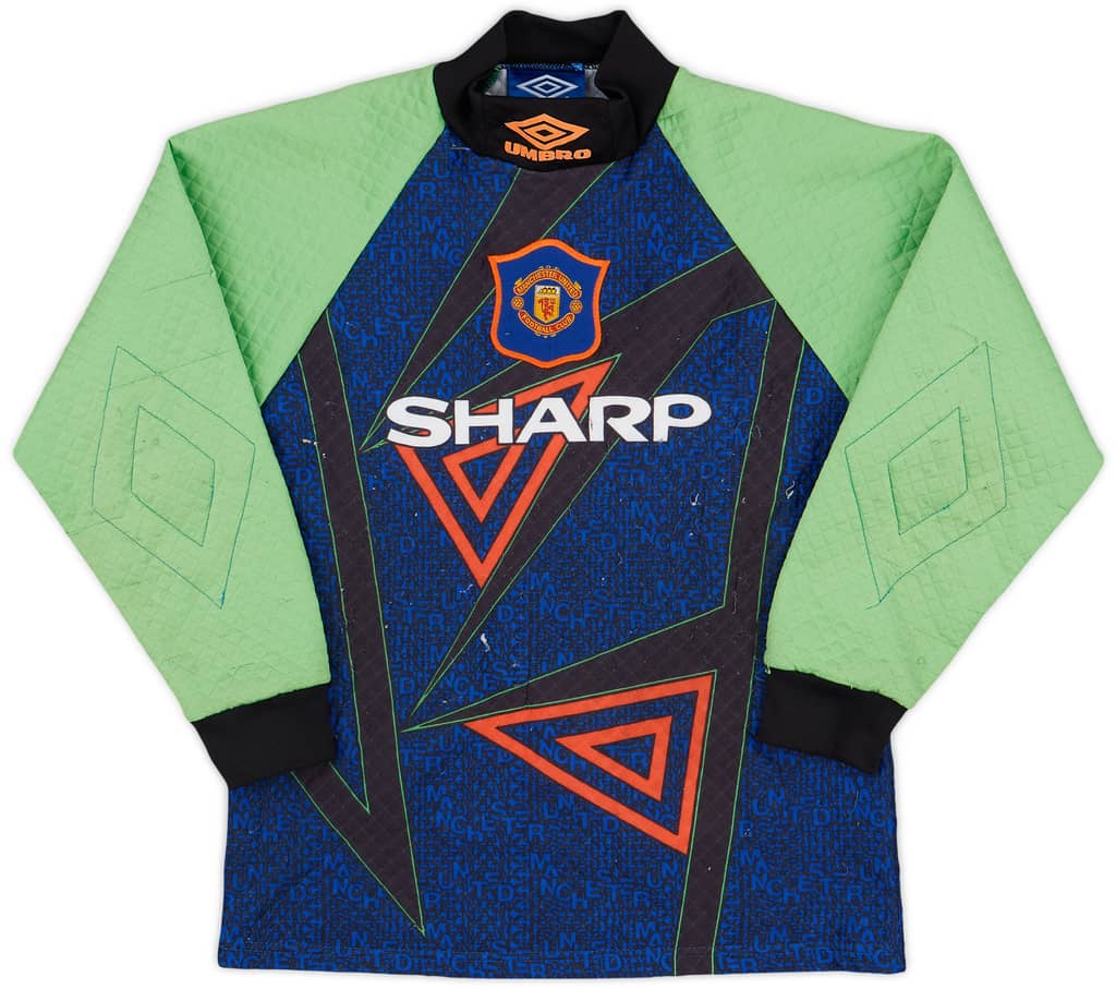 1994-96 Manchester United GK Shirt - 7/10 - (L.Boys)