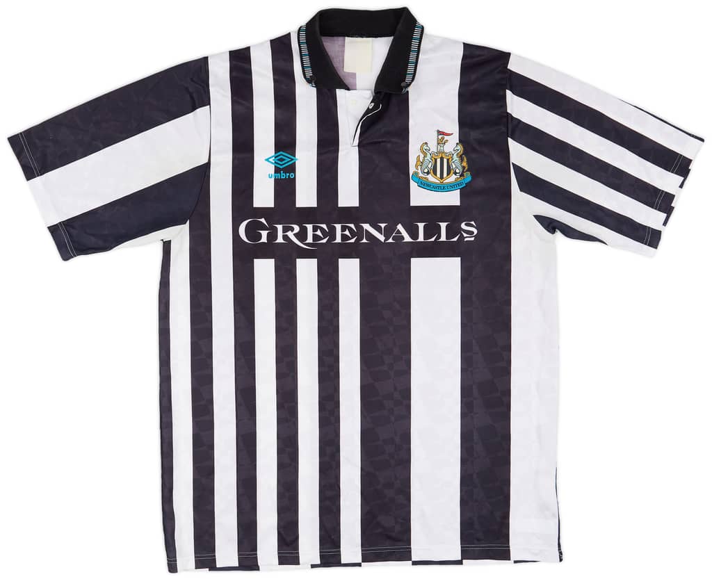 1990-91 Newcastle United Home Shirt - 8/10 - (L)