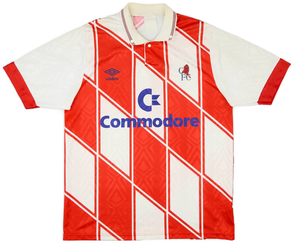 1990-92 Chelsea Away Shirt - 7/10 - (L)