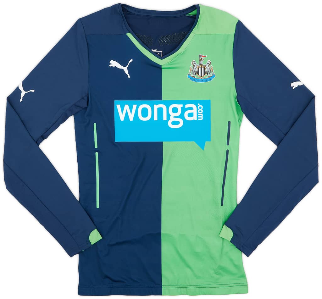 2014-15 Newcastle Player Issue ACTV Fit Third L/S Shirt - 8/10 - (L)