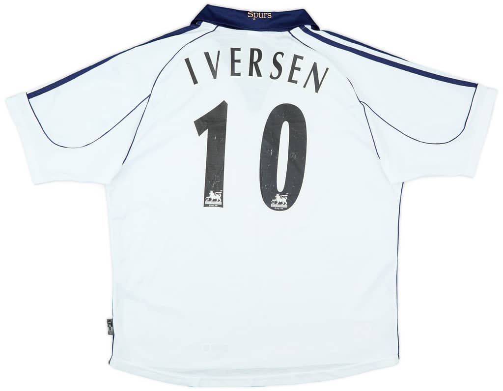 1999-01 Tottenham Home Shirt Iversen #10 - 7/10 - (L)