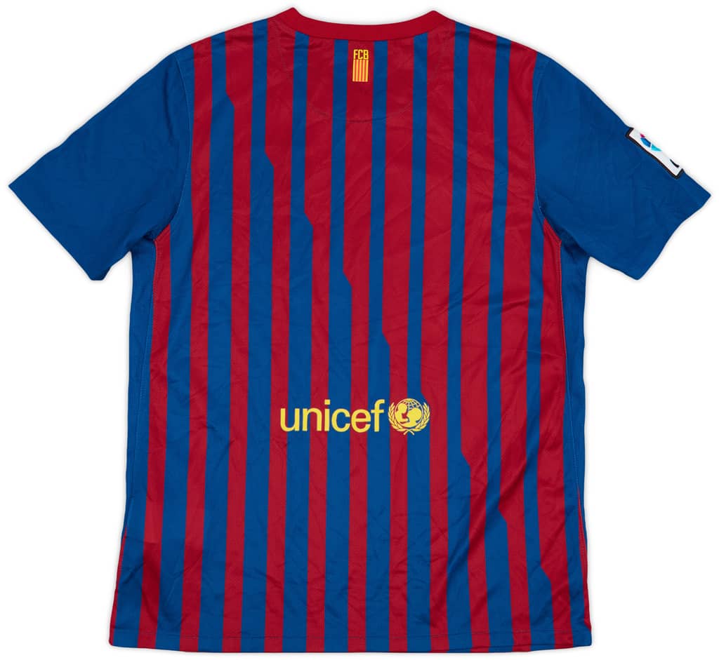 2011-12 Barcelona Home Shirt - 8/10 - (XL.Boys)