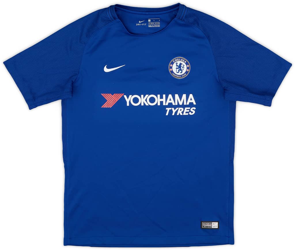2017-18 Chelsea Home Shirt - 8/10 - (L.Boys)