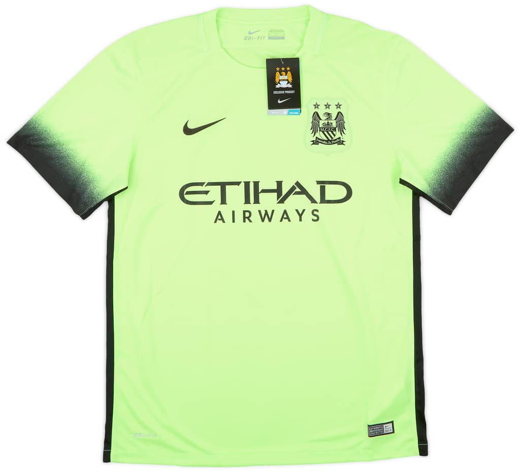 2015-16 Manchester City Third Shirt Kompany #4 (M)