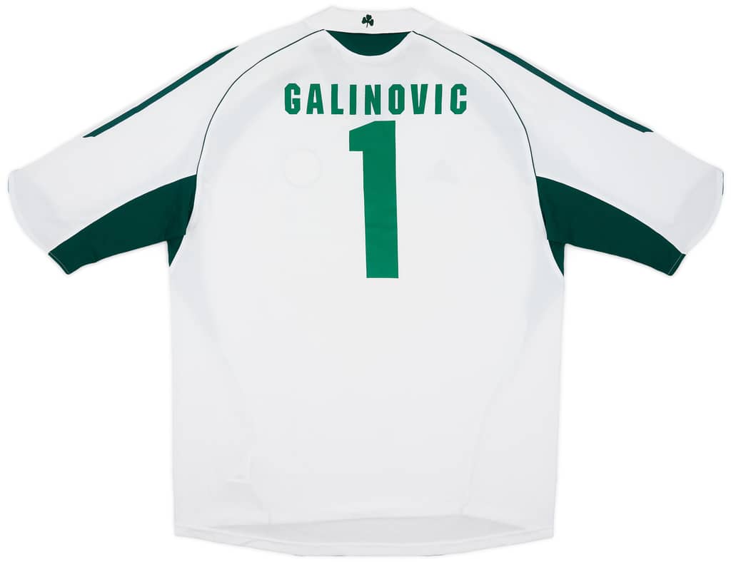 2005-06 Panathinaikos Away Shirt Galinovic #1 - 7/10 - (XXL)