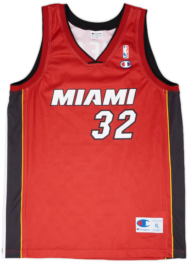 2004-07 Miami Heat O'Neal #32 Champion Alternate Jersey - 9/10 - (XL)