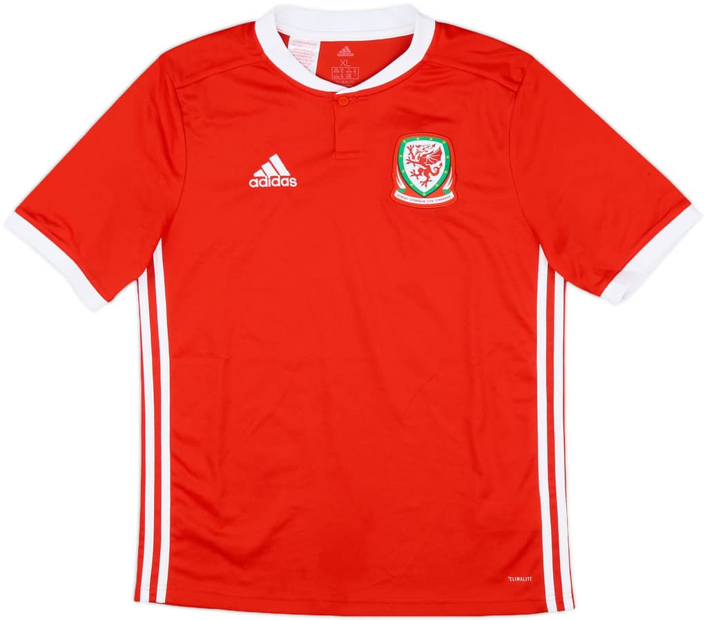 2018-19 Wales Home Shirt - 9/10 - (XL.Boys)