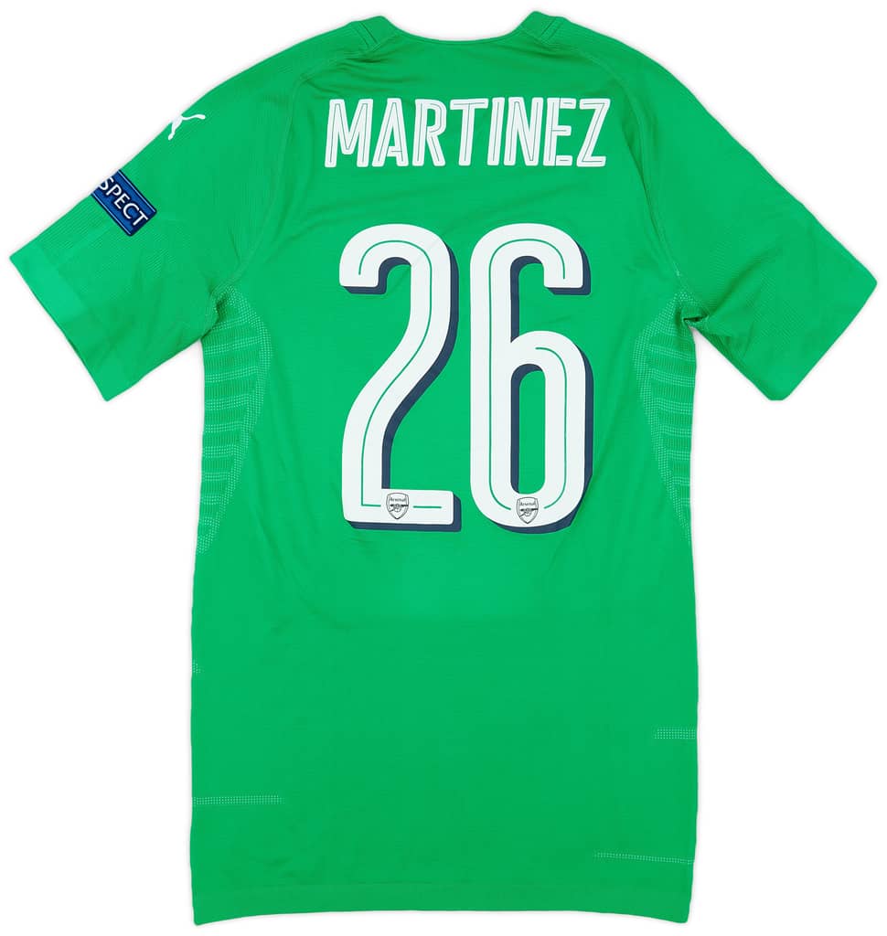 2018-19 Arsenal Match Issue Europa League GK Shirt Martinez #26