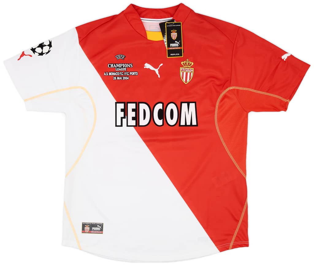 2004 Monaco Commemorative Home Shirt Morientes #10