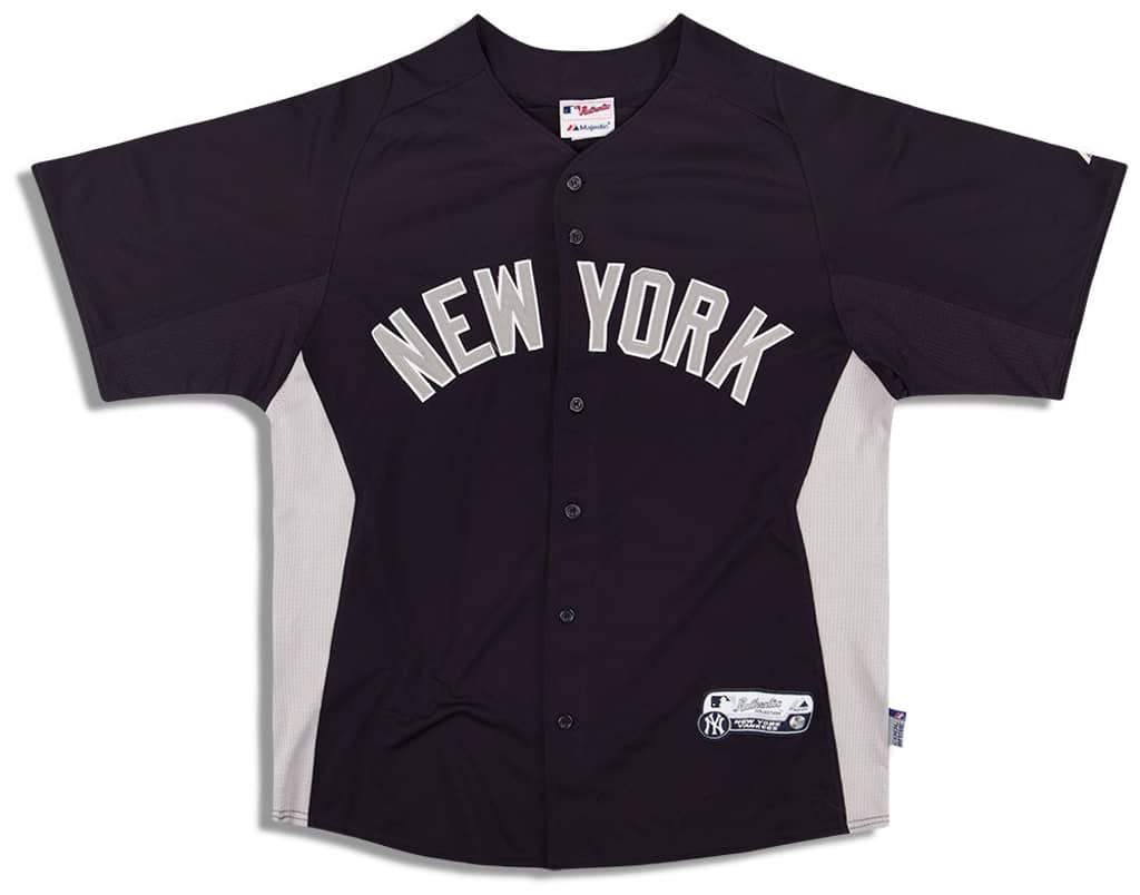 2011 New York Yankees Authentic Majestic Batting Practice Jersey L