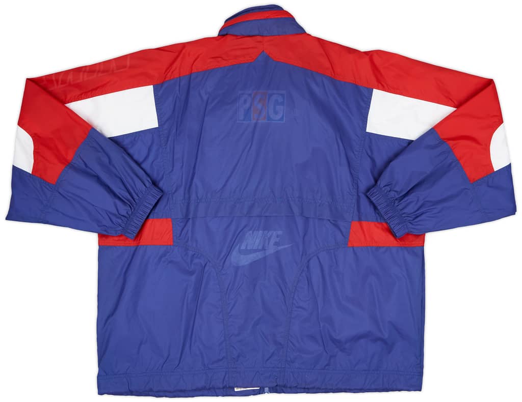 1996-97 Paris Saint-Germain Nike Hooded Rain Jacket - 6/10 - (XL)
