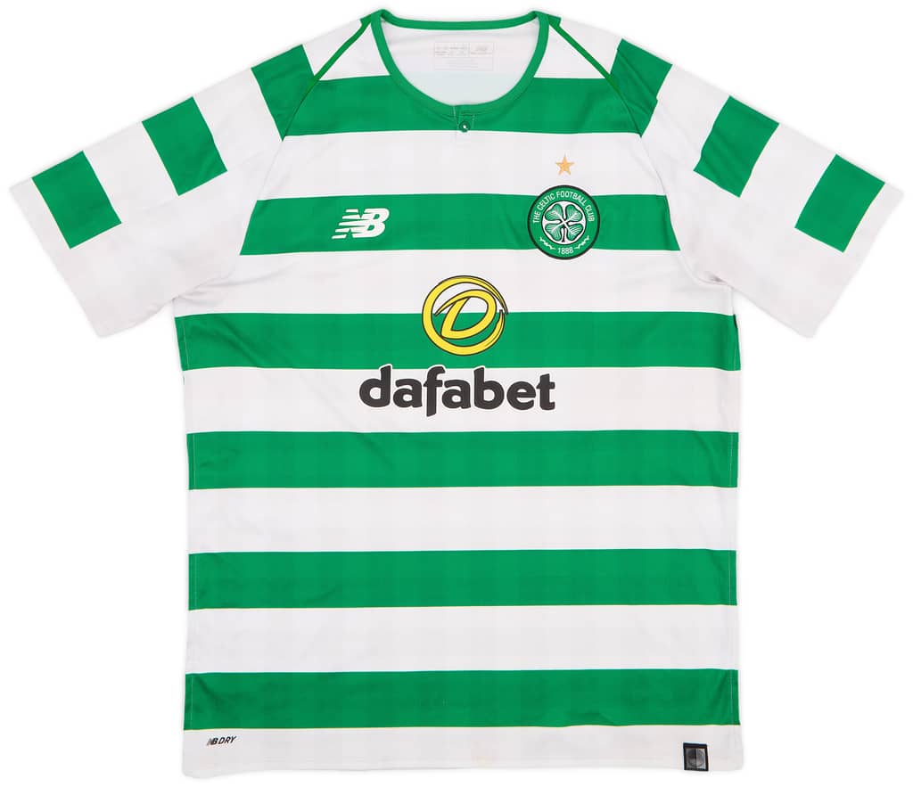 2018-19 Celtic Home Shirt - 7/10 - (L)