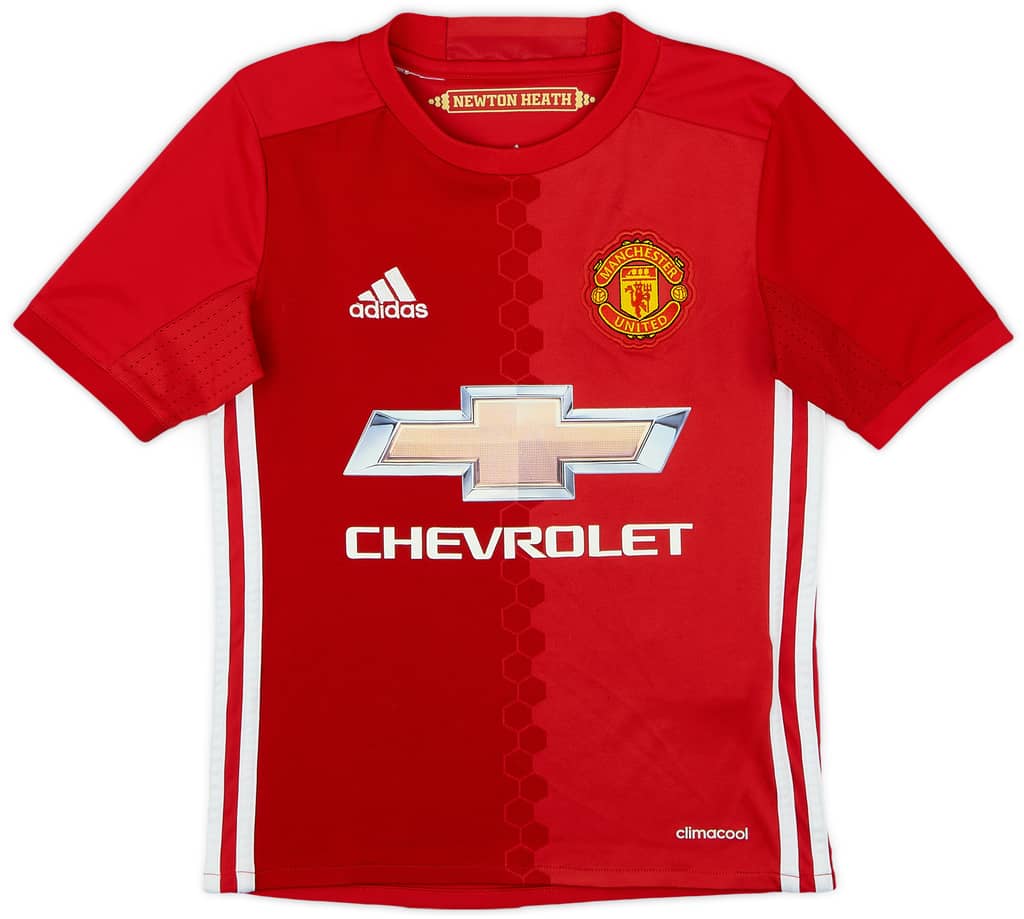 2016-17 Manchester United Home Shirt - 6/10 - (S.Boys)