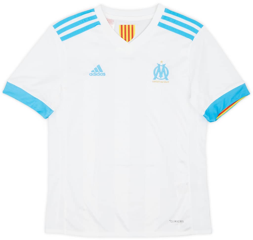 2017-18 Olympique Marseille Home Shirt - 7/10 - (M.Boys)