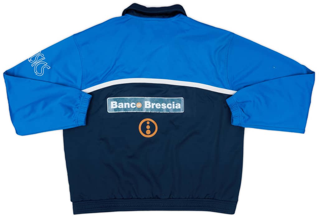 2007-08 Brescia Asics 1/4 Zip Training Top - 8/10 - (L)