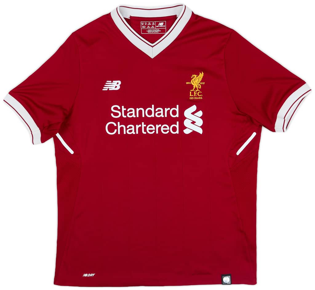 2017-18 Liverpool 125 Years Home Shirt - 8/10 - (XL.Boys)