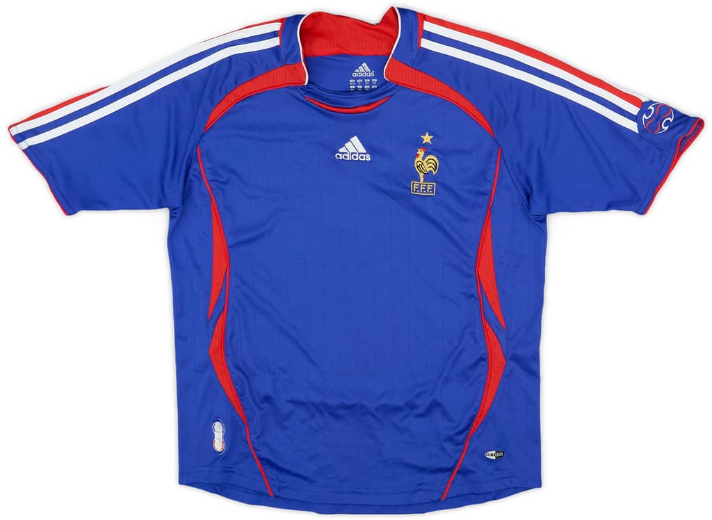 2006-07 France Home Shirt - 8/10 - (M.Boys)