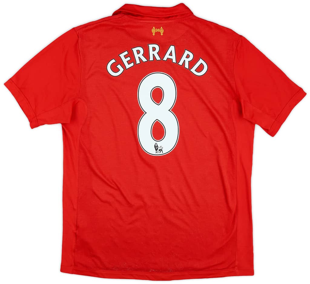 2012-13 Liverpool Home Shirt Gerrard #8 - 5/10 - (L)