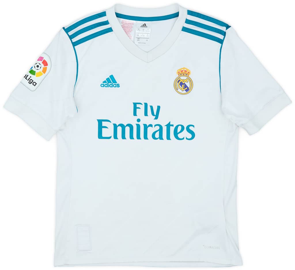 2017-18 Real Madrid Home Shirt - 6/10 - (M.Boys)