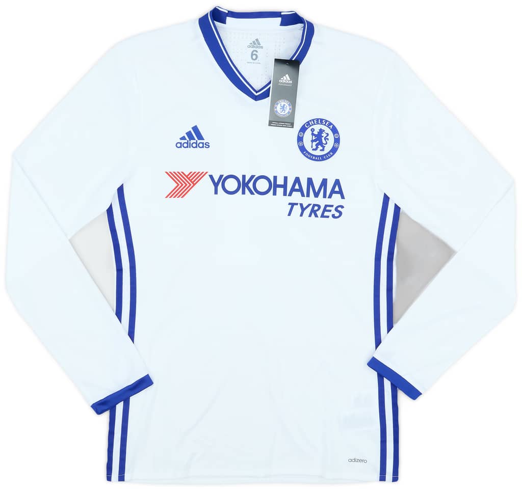 2016-17 Chelsea Player Issue Third L/S Shirt Fabregas #4 (M)