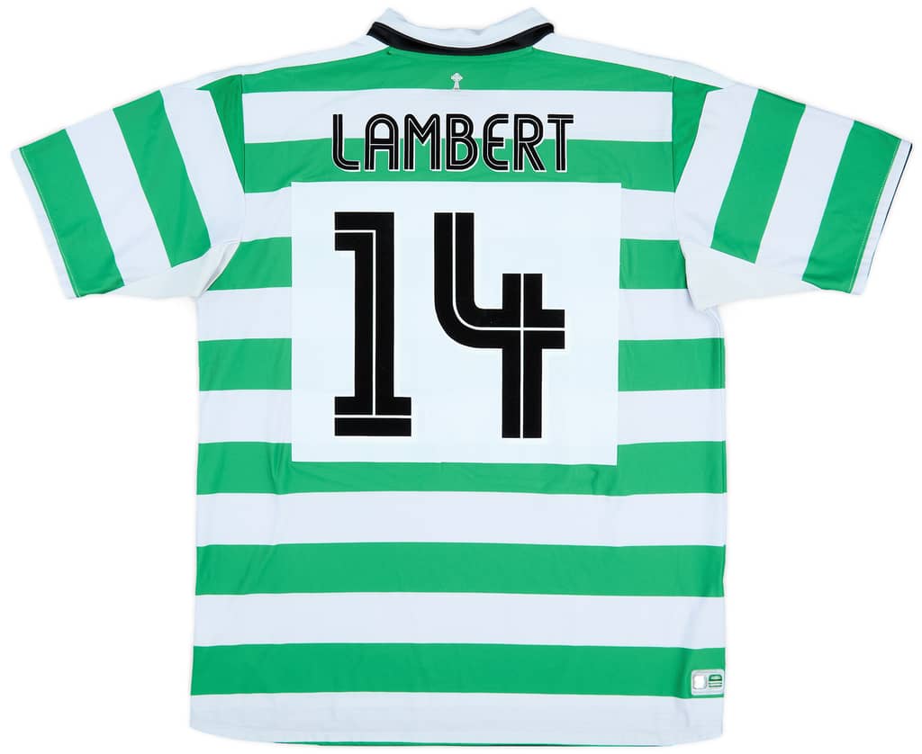 2004-05 Celtic Home Shirt Lambert #14 - 7/10 - (XL)