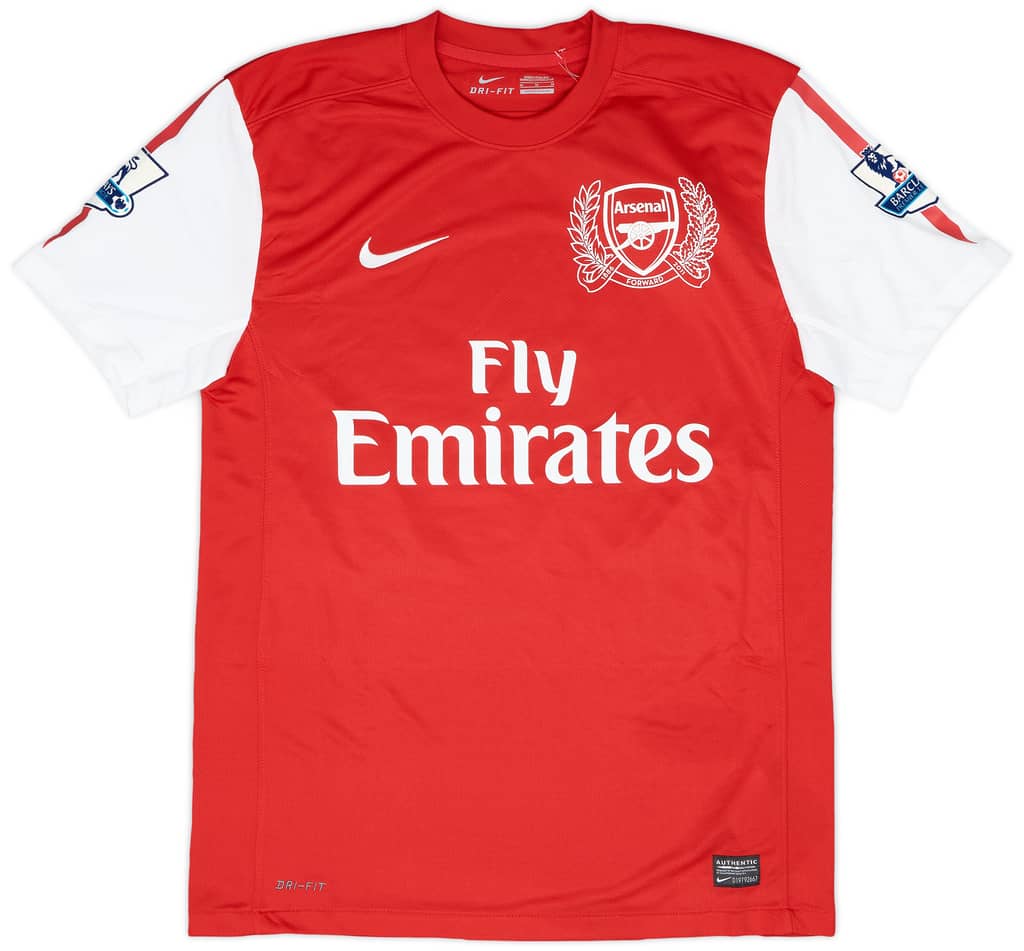 2011-12 Arsenal Signed Home Shirt v. Persie #12