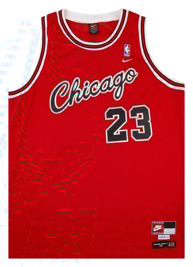 1984 Chicago Bulls Jordan #23 Nike Flight 8403 Swingman Jersey (Away) XXL