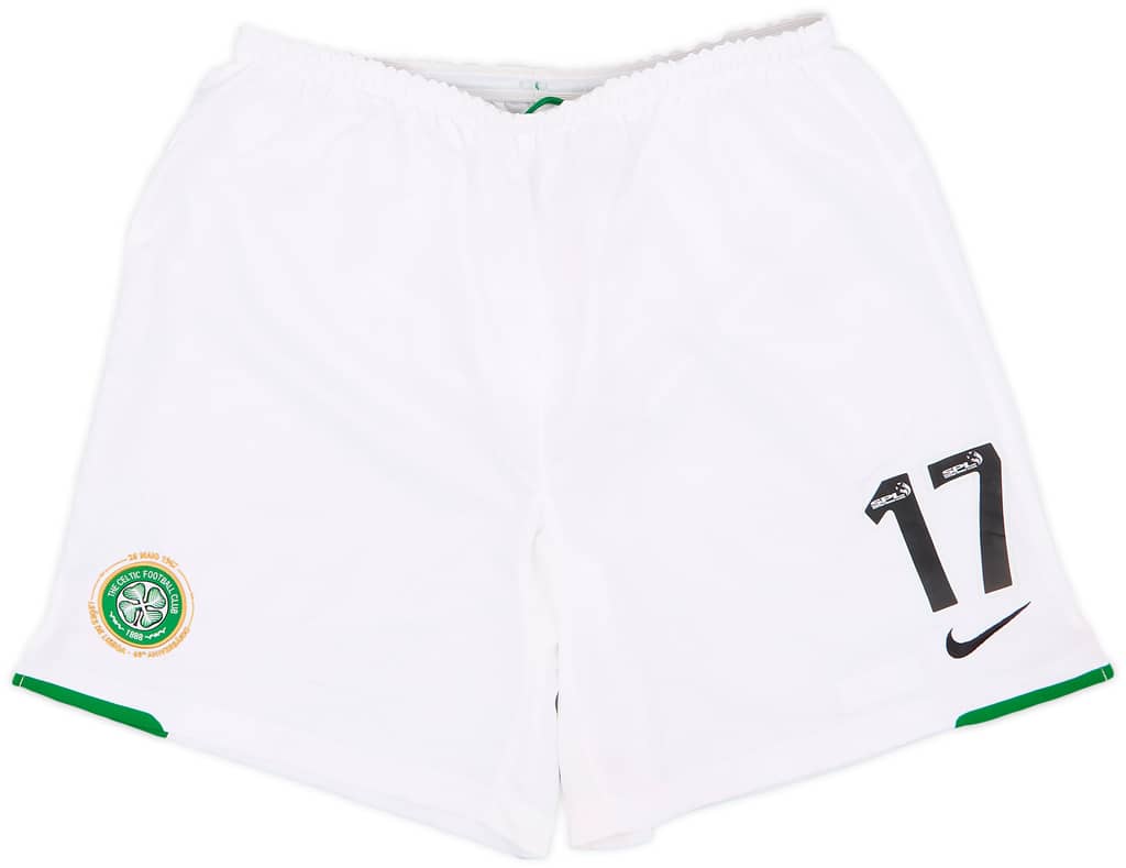 2007-08 Celtic Home Shorts #17 - 8/10 - (L)