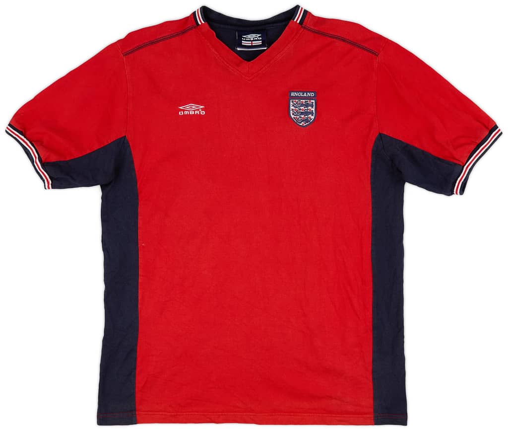 2002-03 England Umbro Training Shirt - 8/10 - (L)