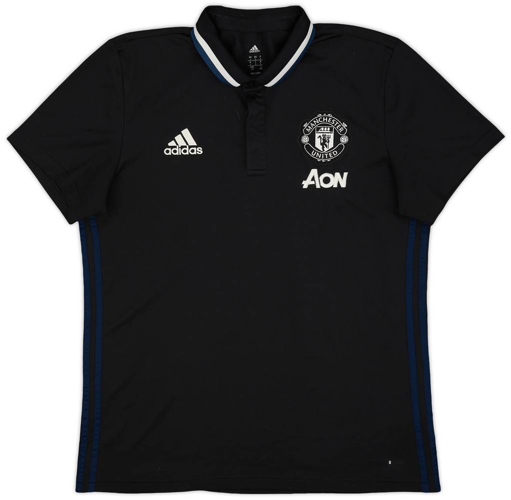 2016-17 Manchester United adidas Polo Shirt - 9/10 - (L)