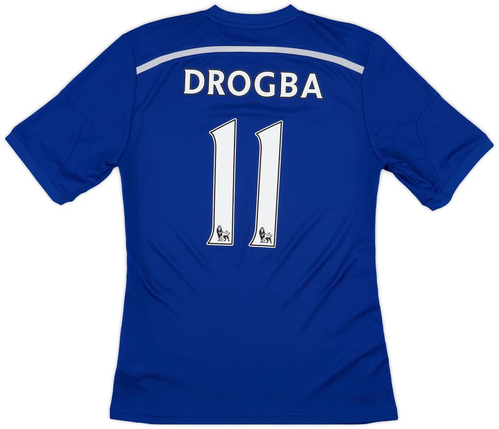 2014-15 Chelsea Home Shirt Drogba #11 - 8/10 - (S)