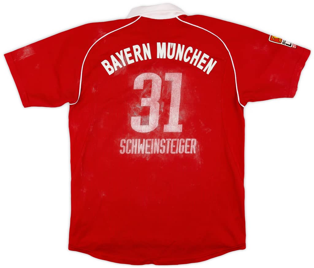 2005-06 Bayern Munich Home Shirt Schweinsteiger #31 - 3/10 - (XL.Boys)
