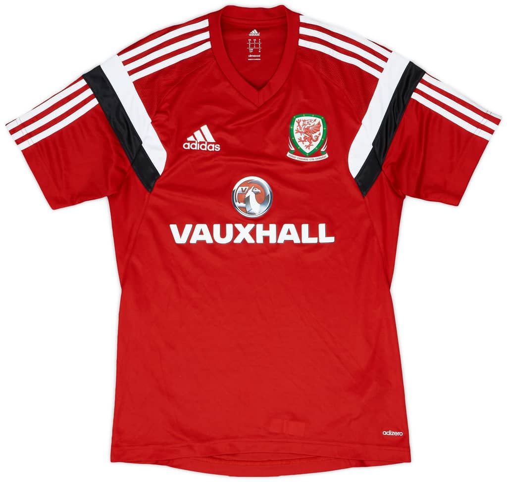 2013-14 Wales adidas Training Shirt - 9/10 - (S)