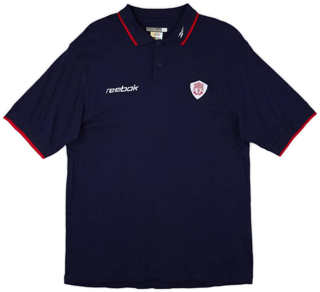 2004-05 Liverpool Reebok Polo Shirt - 8/10 - (XL)