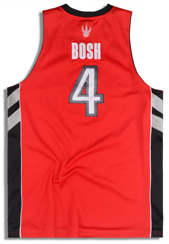 2006-10 Toronto Raptors Bosh #4 adidas Swingman Jersey (Away) XL