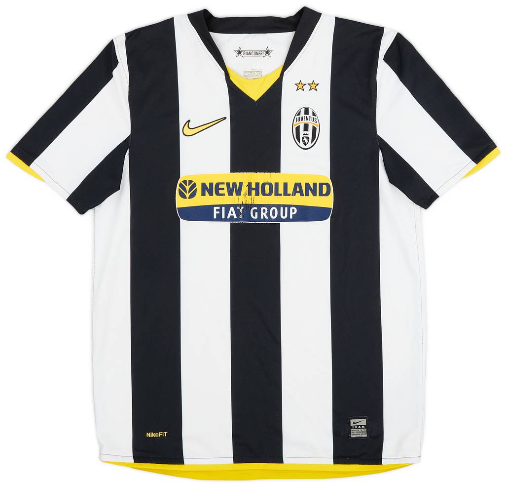 2008-09 Juventus Home Shirt - 6/10 - (XL.Boys)