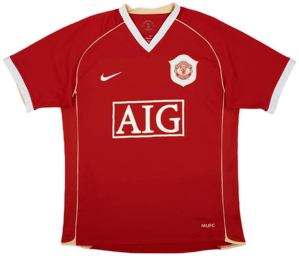 2006-07 Manchester United Home Shirt Solskjaer #20