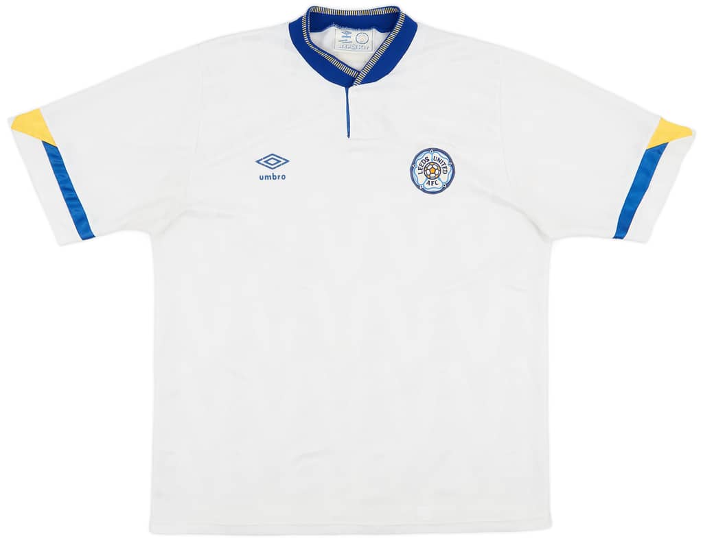 1990-91 Leeds United Home Shirt - 7/10 - (XL)