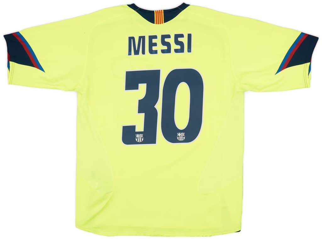 2005-06 Barcelona Away Shirt Messi #30 - 5/10 - (L)