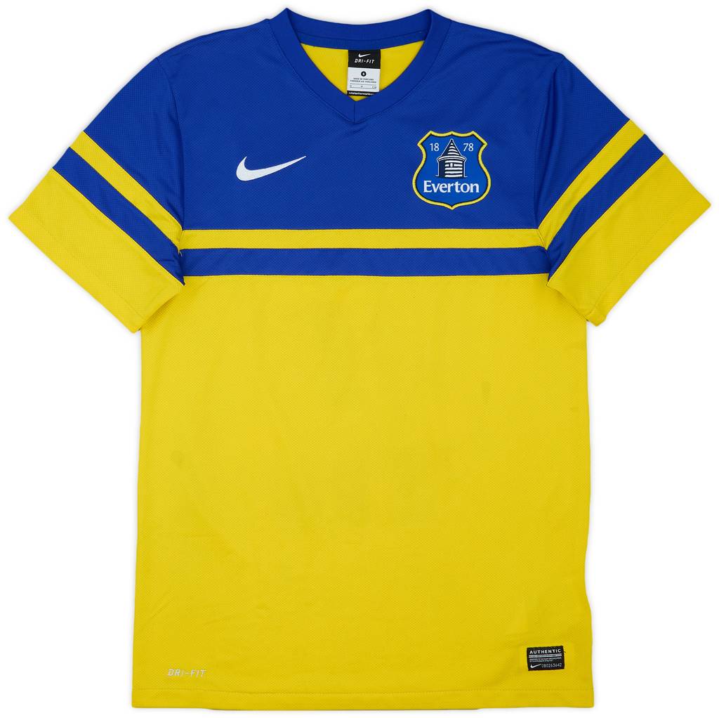 2013-14 Everton Away Shirt Baines #3 - 6/10 - (S)