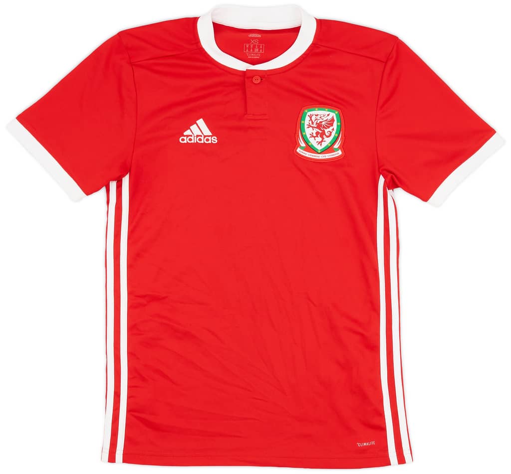 2018-19 Wales Home Shirt - 8/10 - (XS)