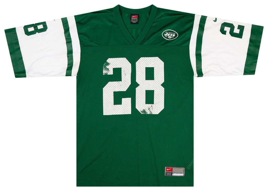 1998-00 New York Jets Martin #28 Nike Jersey (Away) M