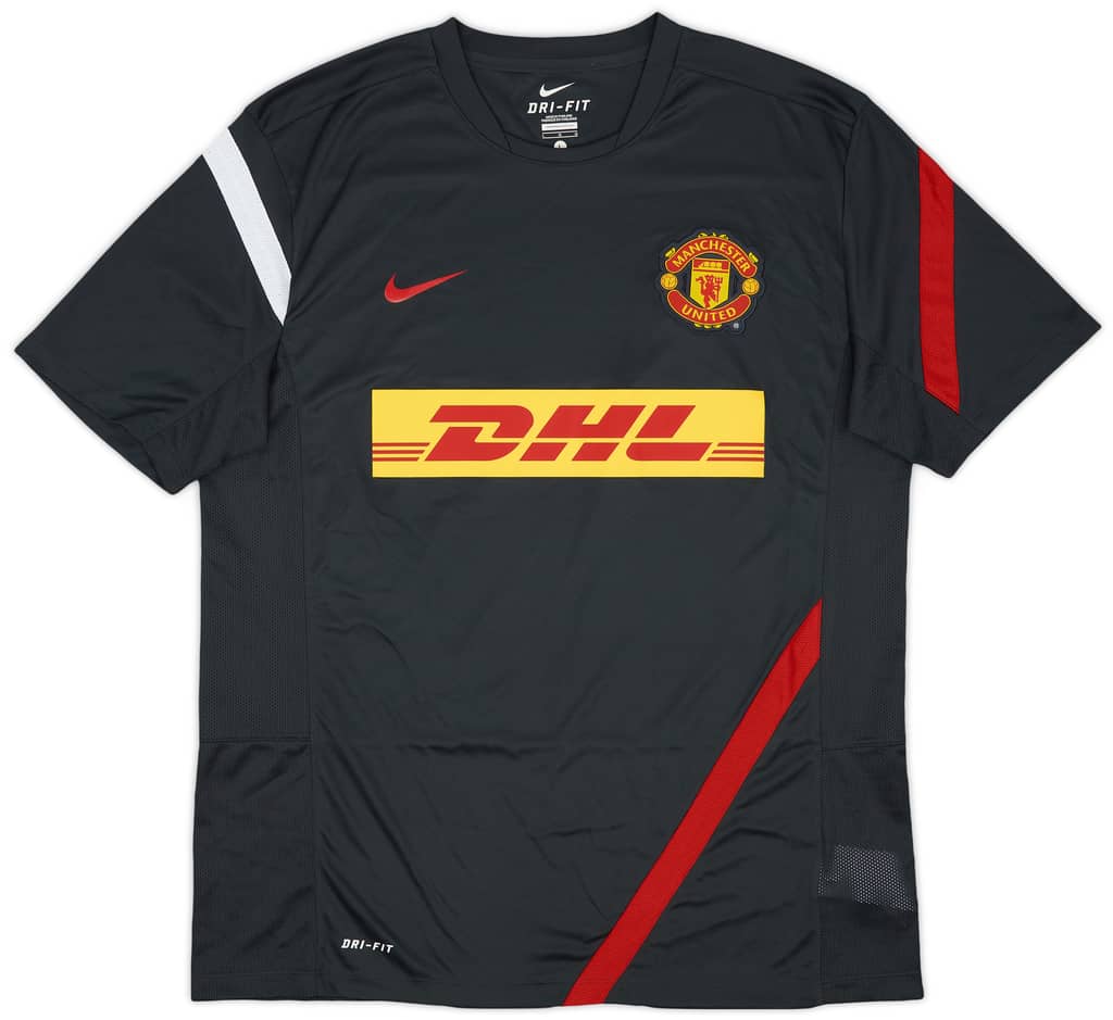2012-13 Manchester United Nike Training Shirt - 9/10 - (L)