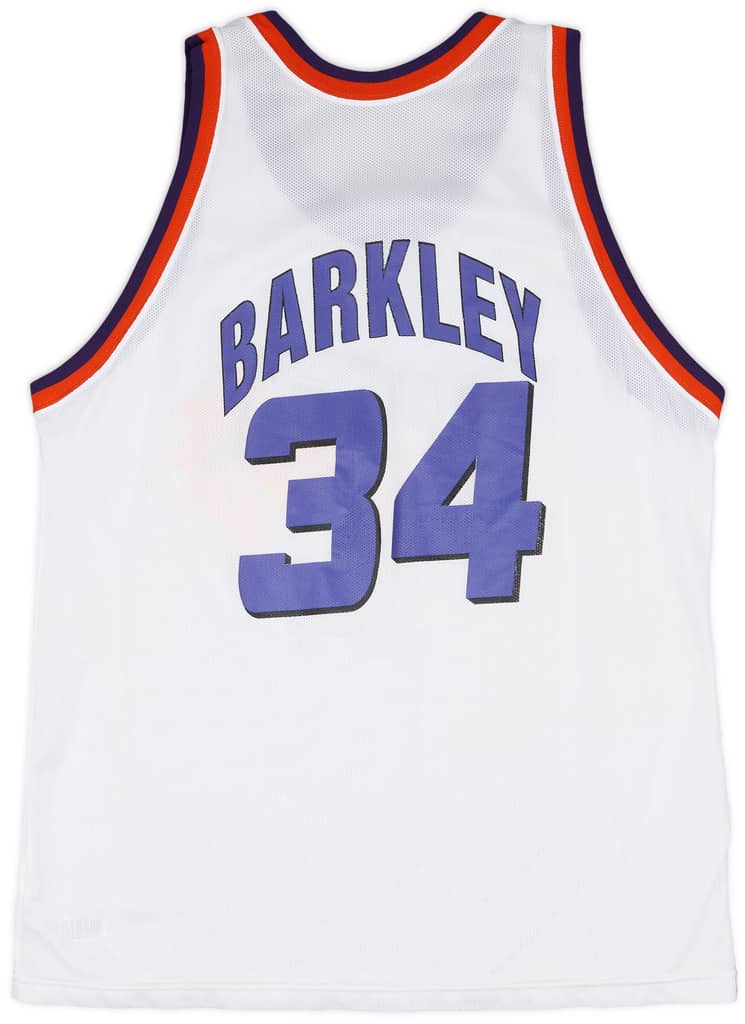1992-95 Phoenix Suns Barkley #34 Champion Home Jersey - 9/10 - (XL)