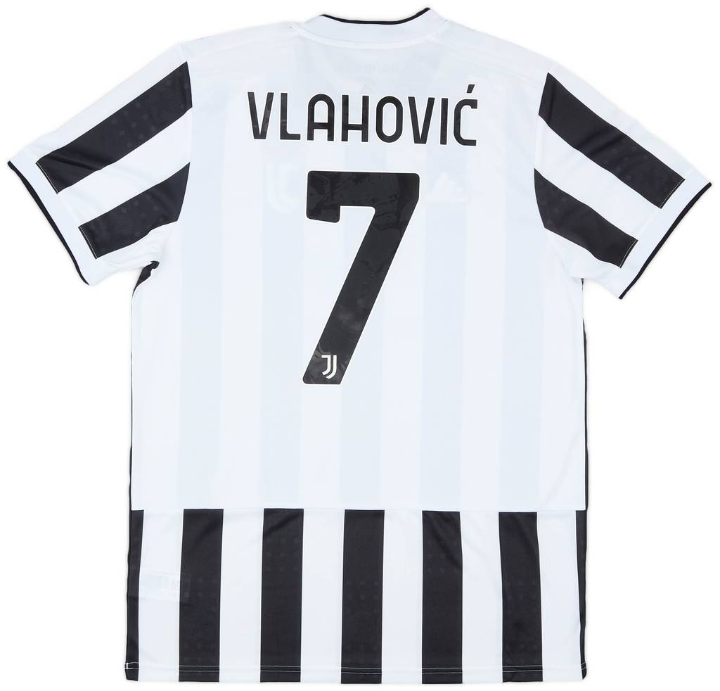 2021-22 Juventus Home Shirt Vlahovic #7 (L)